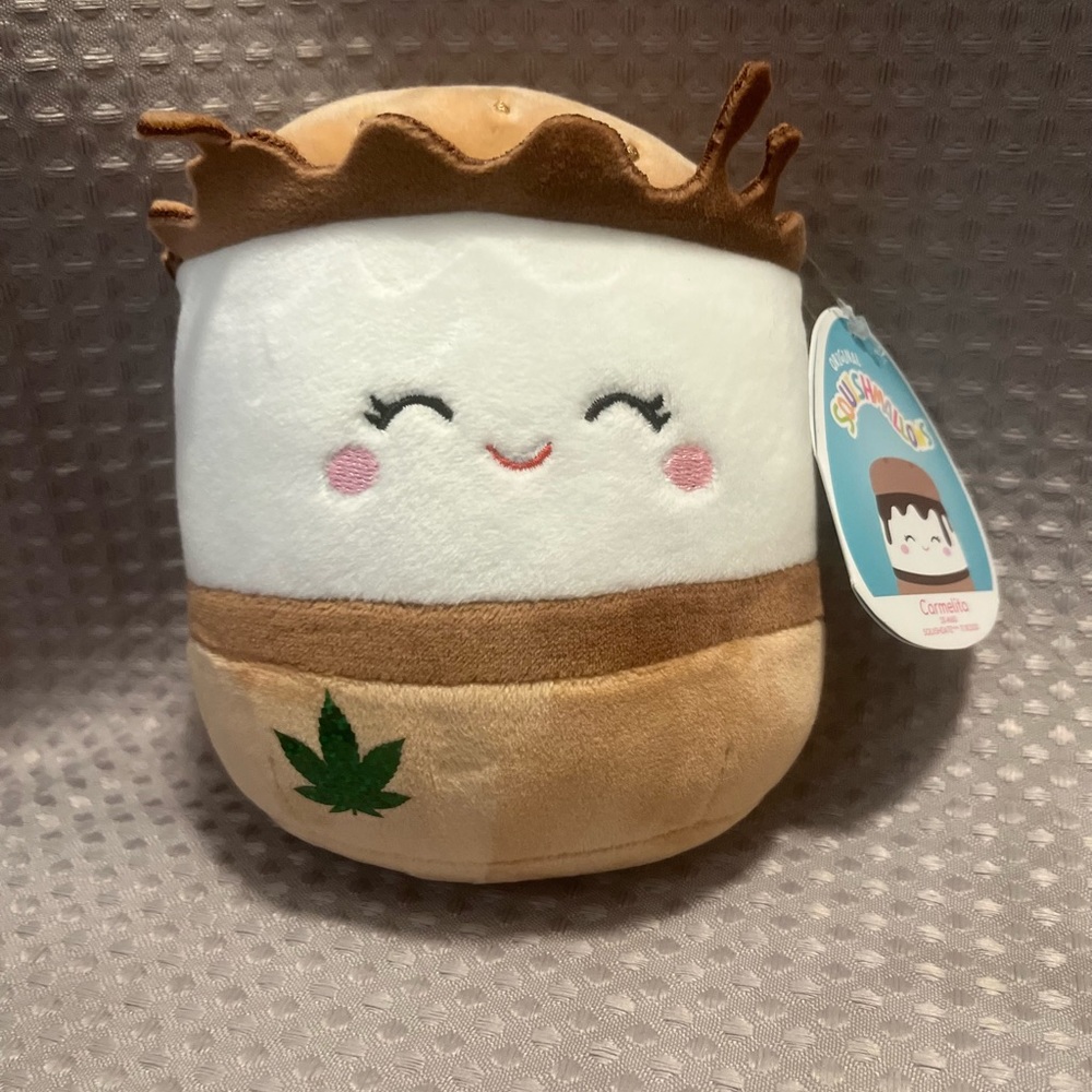 Squishmallow Carmelita 5” sesh buddy